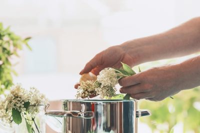 Conserva las flores de saúco congelándolas